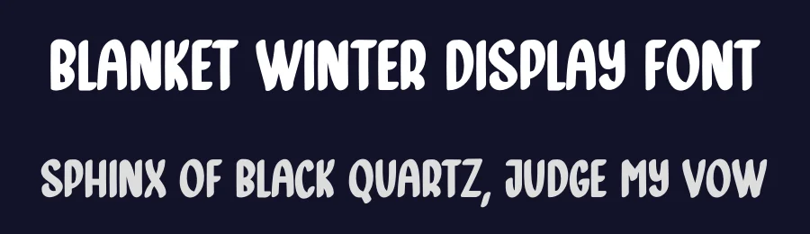 Blanket Winter Display Font by creativeletter — Script Handwritten Font — thumbnail 2