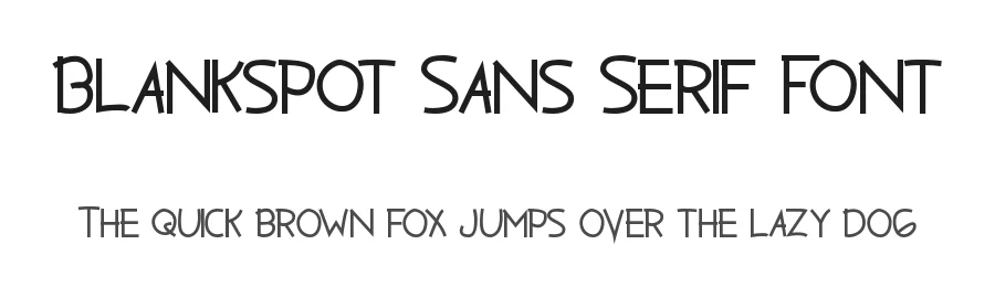 Blankspot Sans Serif Font by edricstudio — Sans Serif Font