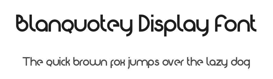Blanquotey Display Font by Sartstudioofficial — Display Font