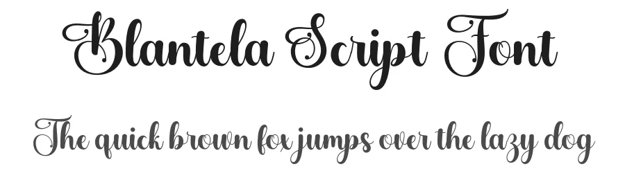 Blantela Script Font by IM Studio — Script Handwritten Font