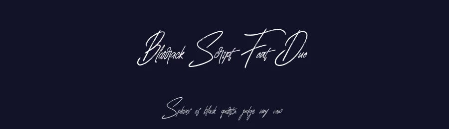 Blarrack Script Font Duo by Tama Putra — Script Handwritten Font — thumbnail 2