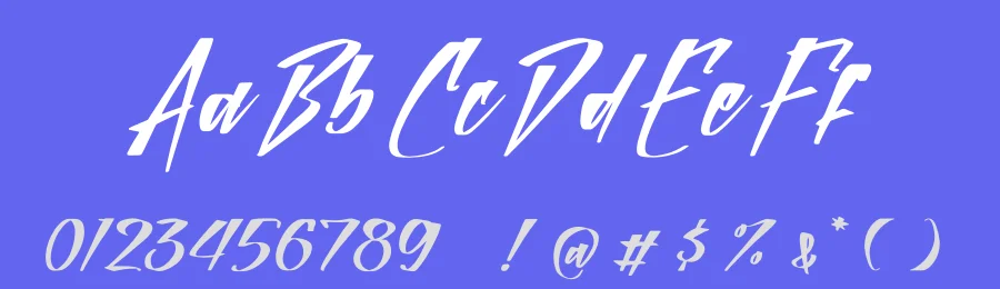 Blashting Metale Font by glorytype — Script Handwritten Font — thumbnail 3