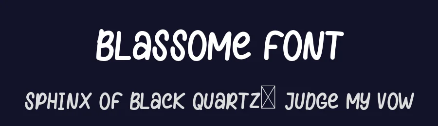 Blassome Font by wibisono2001 — Decorative Font — thumbnail 2