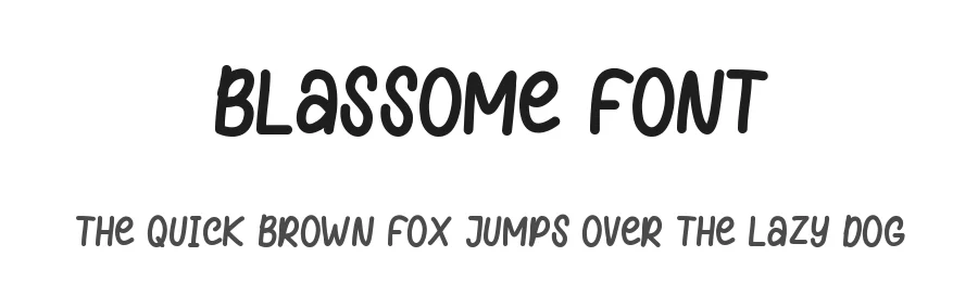 Blassome Font by wibisono2001 — Decorative Font