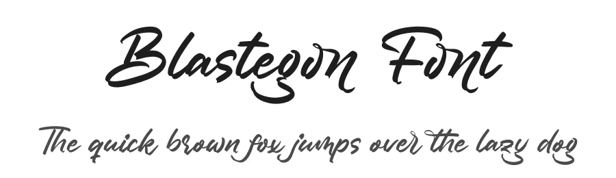 Blastegon Font by grahatype — Script Handwritten Font