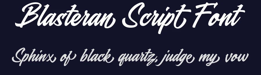 Blasteran Script Font by GemesFont — Script Handwritten Font — thumbnail 2