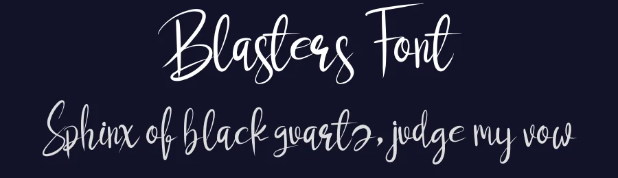 Blasters Font by fahmistudio99 — Script Handwritten Font — thumbnail 2