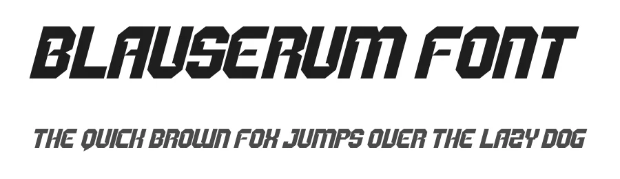 Blauserum Font by Maiko Hatta — Decorative Font
