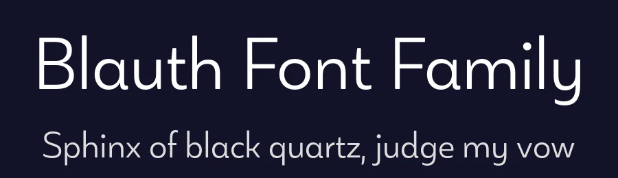Blauth Font Family by Latinotype — Sans Serif Font — thumbnail 2