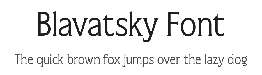 Blavatsky Font by Bolditalic Studio — Decorative Font