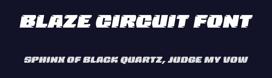Blaze Circuit Font by afkaristudio — Decorative Font — thumbnail 2