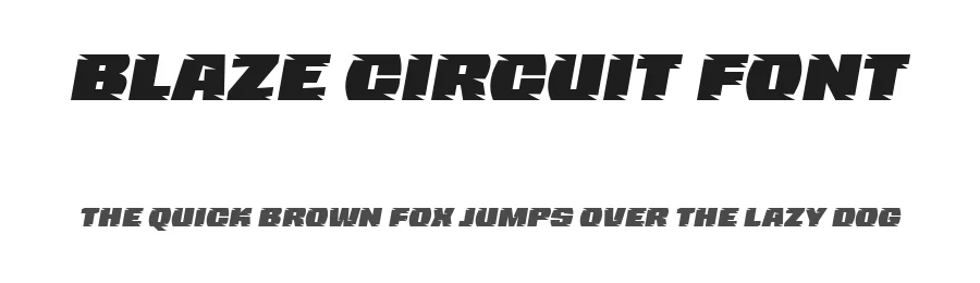 Blaze Circuit Font by afkaristudio — Decorative Font