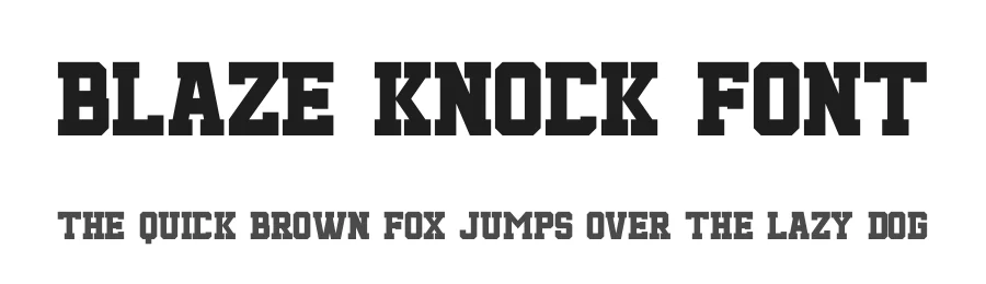 Blaze Knock Font by PutraCetol Studio — Display Font