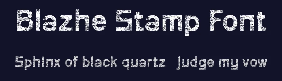 Blazhe Stamp Font by craftsupplyco — Sans Serif Font — thumbnail 2