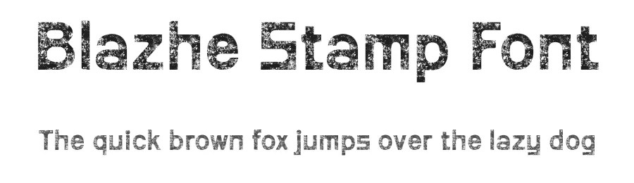 Blazhe Stamp Font by craftsupplyco — Sans Serif Font