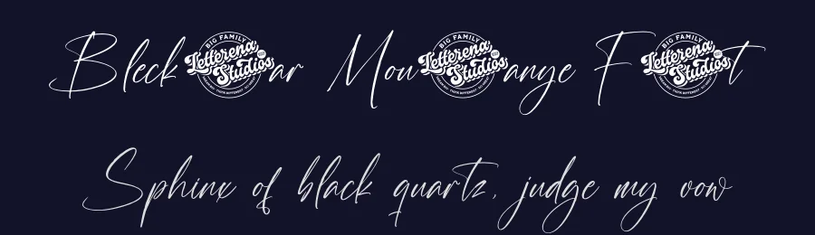 Bleckstar Mountanye Font by letterenastudios — Script Handwritten Font — thumbnail 2