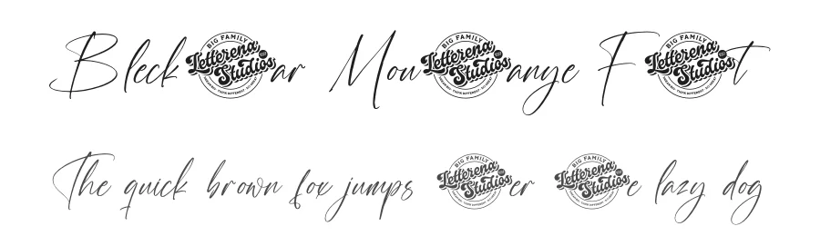 Bleckstar Mountanye Font by letterenastudios — Script Handwritten Font