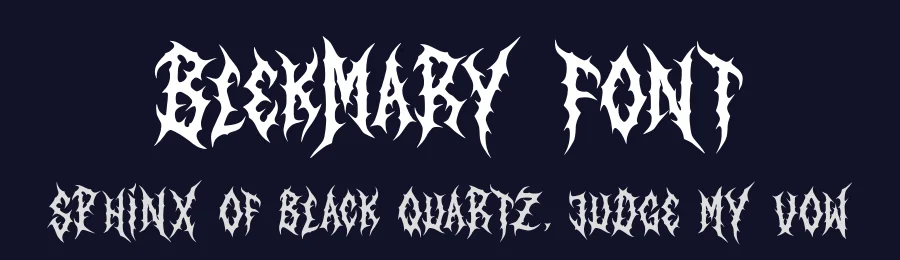 BlekMary Font by Denustudios — Blackletter Font — thumbnail 2