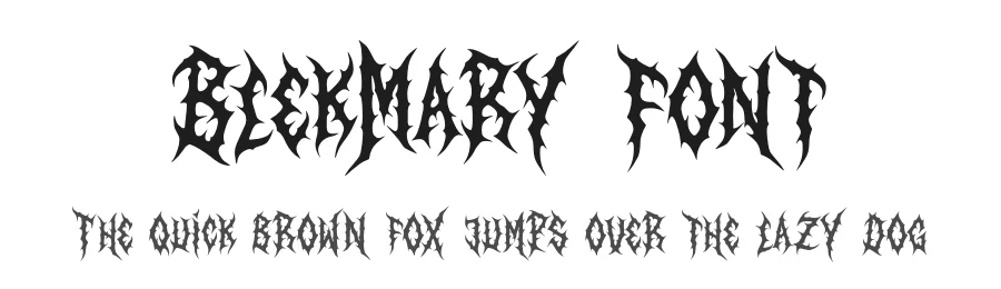 BlekMary Font by Denustudios — Blackletter Font