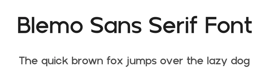 Blemo Sans Serif Font by Artsigma Design β Sans Serif Font
