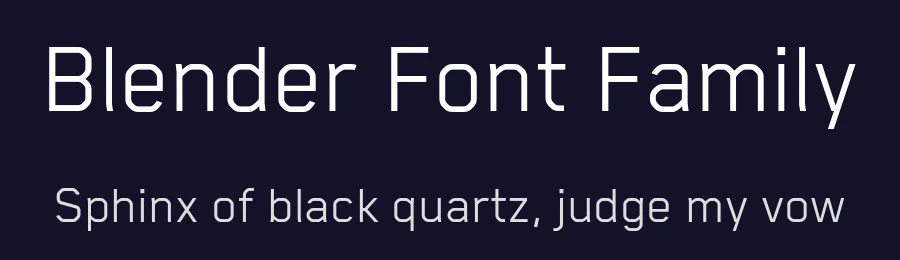 Blender Font Family by Binnenland — Sans Serif Font — thumbnail 2