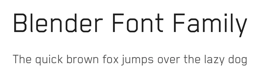 Blender Font Family by Binnenland — Sans Serif Font
