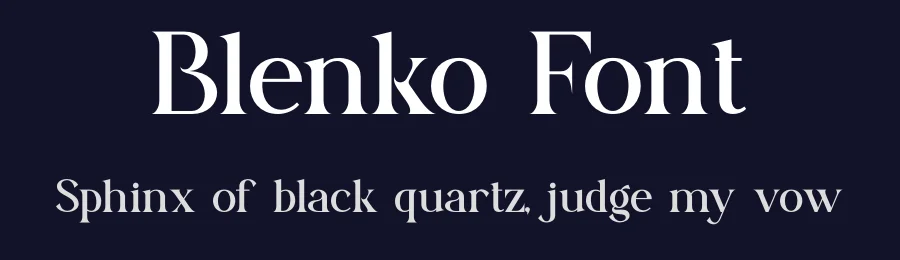 Blenko Font by ErmediaStudio — Decorative Font — thumbnail 2