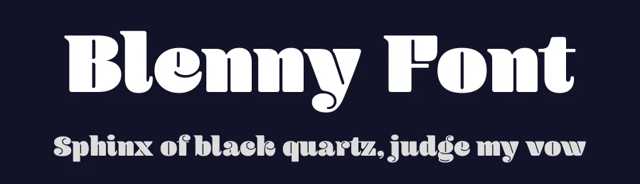 Blenny Font by daltonmaag — Sans Serif Font — thumbnail 2