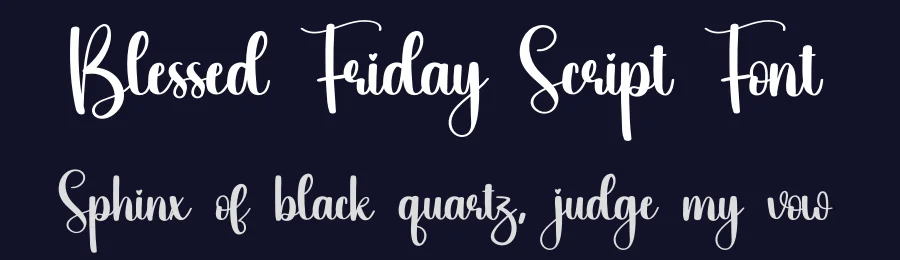 Blessed Friday Script Font by creativeletter — Script Handwritten Font — thumbnail 2