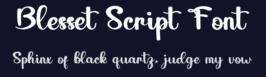 Blesset Script Font by inermediaSTUDIO — Script Handwritten Font — thumbnail 2