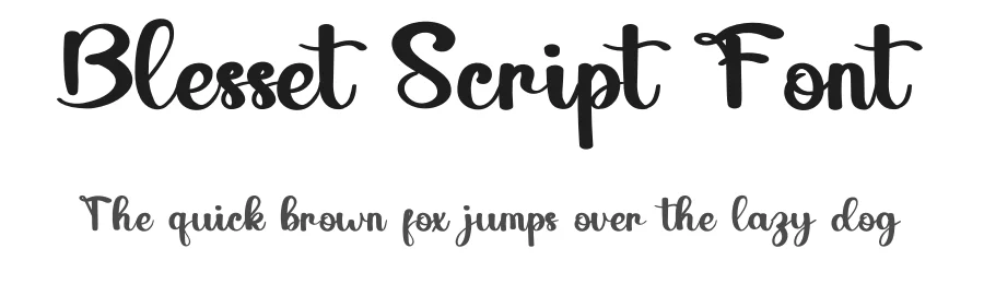 Blesset Script Font by inermediaSTUDIO — Script Handwritten Font