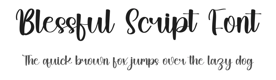 Blessful Script Font by inermediaSTUDIO — Script Handwritten Font