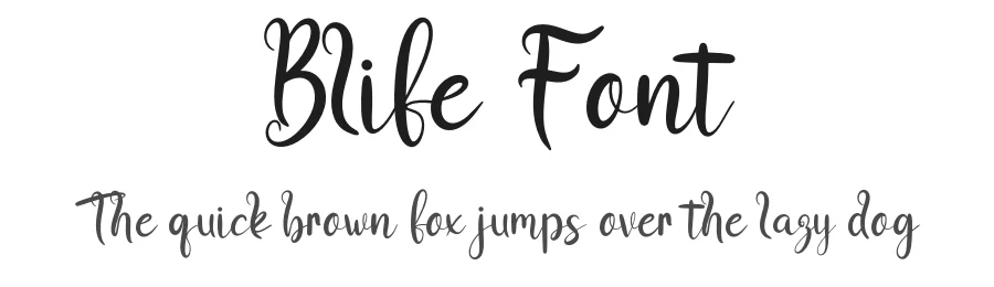 Blife Font by khalwastudio — Script Handwritten Font