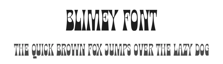 Blimey Font by Love Letters โ Display Font
