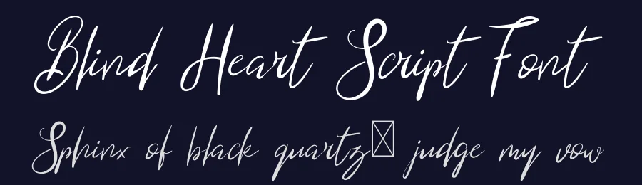 Blind Heart Script Font by edricstudio — Script Handwritten Font — thumbnail 2
