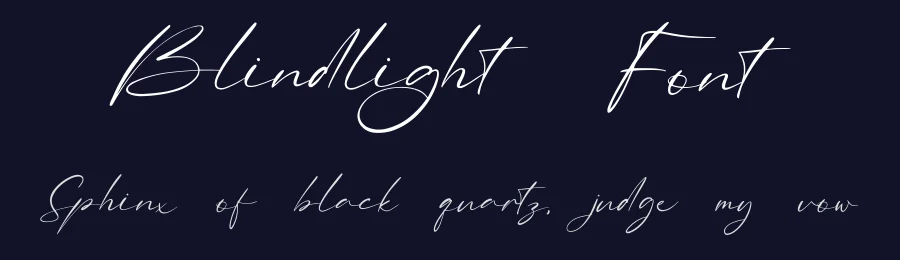 Blindlight Font by qwrtype — Script Handwritten Font — thumbnail 2