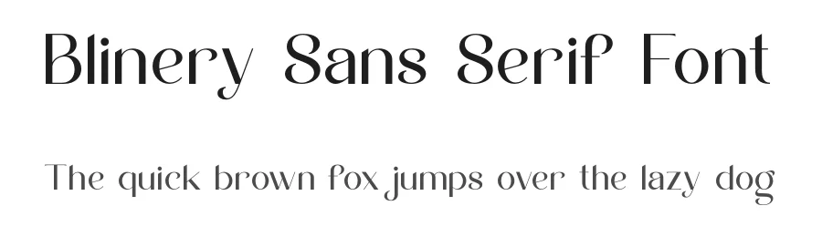 Blinery Sans Serif Font by ErmediaStudio — Serif Font