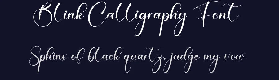 Blink Calligraphy Font by creativeletter — Script Handwritten Font — thumbnail 2