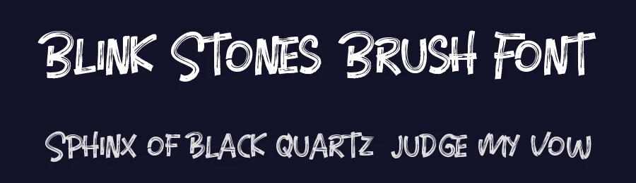 Blink Stones Brush Font by Lettersiro — Script Handwritten Font — thumbnail 2
