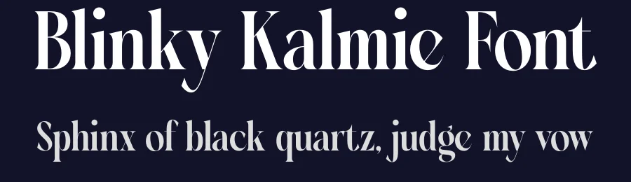 Blinky Kalmie Font by timelesstype.co — Display Font — thumbnail 2