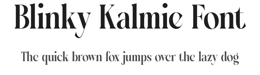 Blinky Kalmie Font by timelesstype.co — Display Font