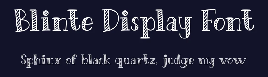 Blinte Display Font by Creatifontstudios — Decorative Font — thumbnail 2