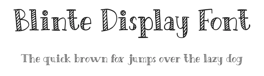 Blinte Display Font by Creatifontstudios — Decorative Font