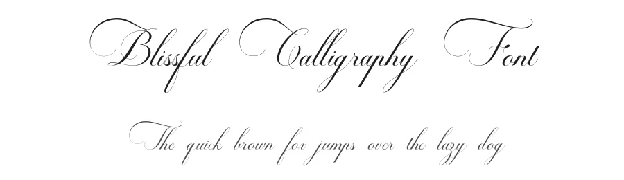 Blissful Calligraphy Font by Romi Rahmadi — Script Handwritten Font