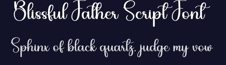 Blissful Father Script Font by creativeletter — Script Handwritten Font — thumbnail 2
