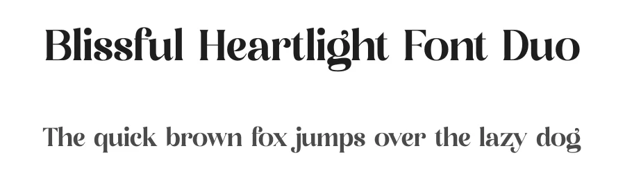 Blissful Heartlight Font Duo by Storytype — Script Handwritten Font