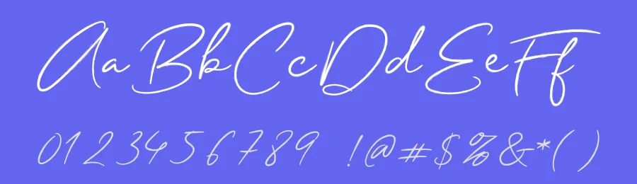 Blissful Mountain Font by letterhanna — Script Handwritten Font — thumbnail 3