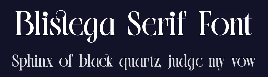 Blistega Serif Font by timelesstype.co — Serif Font — thumbnail 2