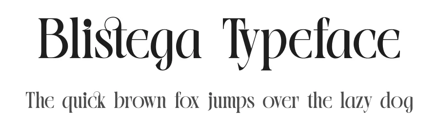 Blistega Typeface by timelesstype.co — Display Font