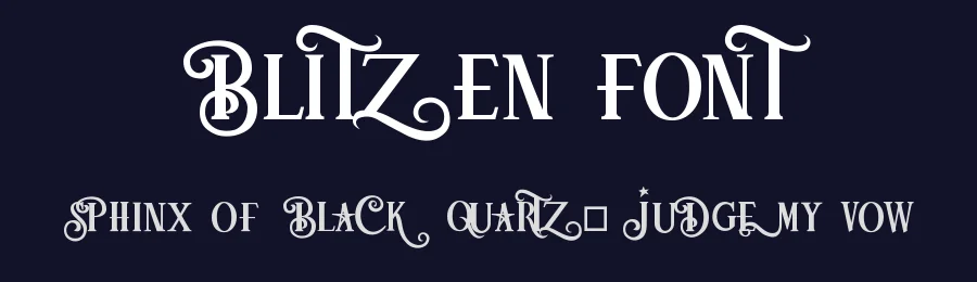 Blitzen Font by JoannaVu — Serif Font — thumbnail 2